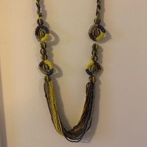 Bohemian Beaded Statement Necklace